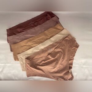 No Show Underwear, 5 Pack, women’s XL, Cheeky, Multi-Color